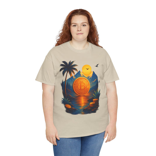Bitcoin Paradise | Bold Collection T-shirt