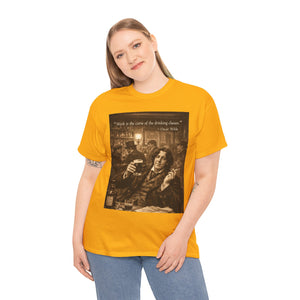 “Work Is the Curse of the Drinking Classes” Oscar Wilde T-Shirt