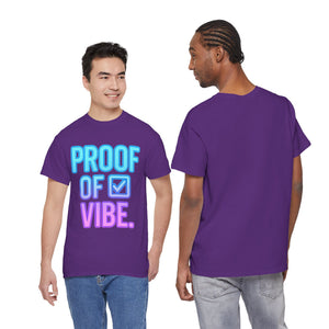 Maglietta Proof of Vibe (edizione verificata) 
