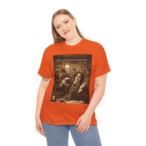 “Work Is the Curse of the Drinking Classes” Oscar Wilde T-Shirt