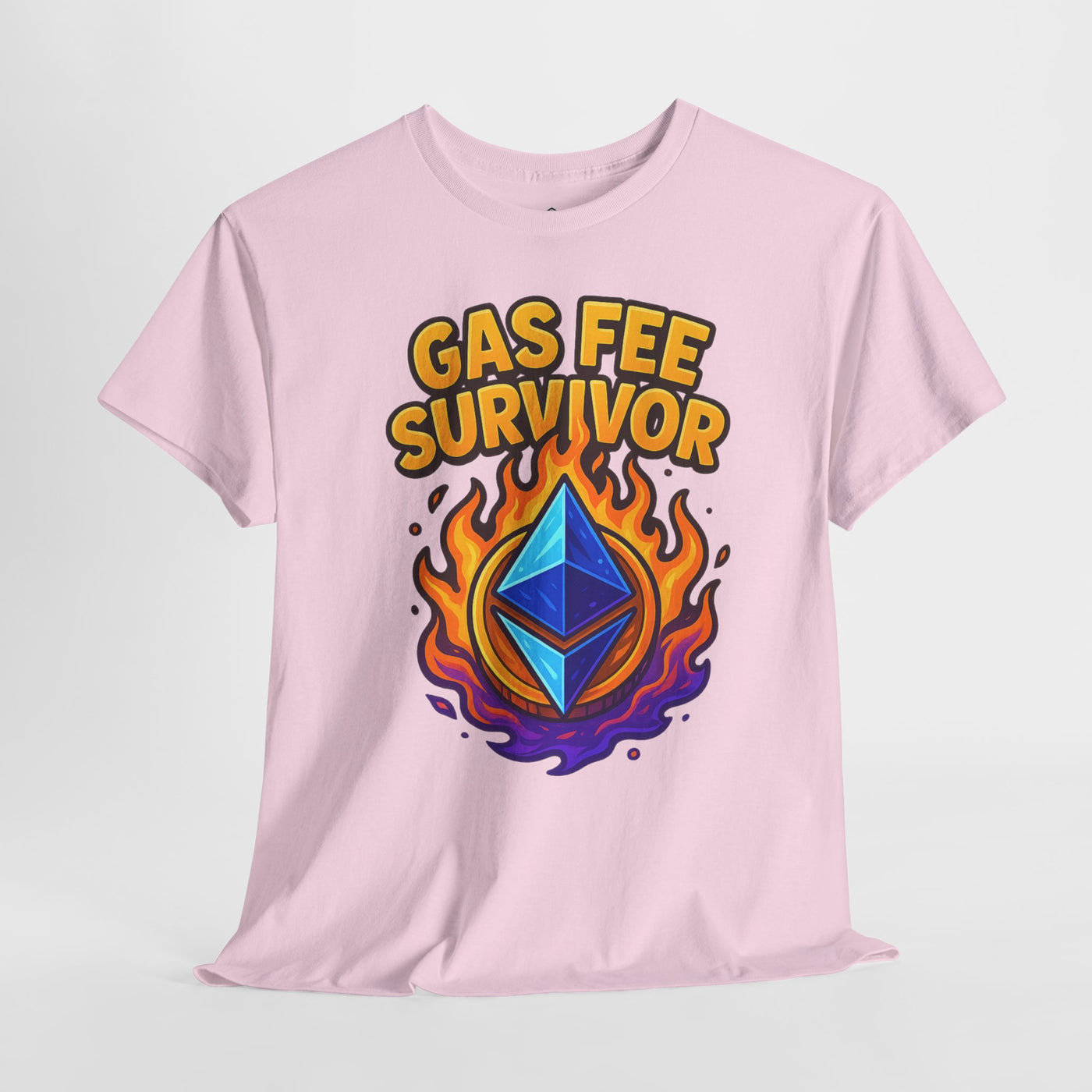 Gas Fee Survivor – Bold Ethereum T-Shirt