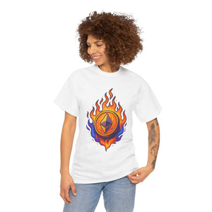Ethereum Flame – Bold Crypto T-Shirt