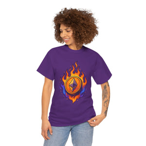Ethereum Flame – Bold Crypto T-Shirt