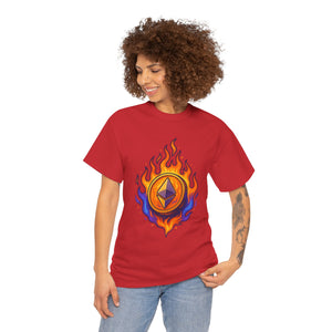 Ethereum Flame – Bold Crypto T-Shirt