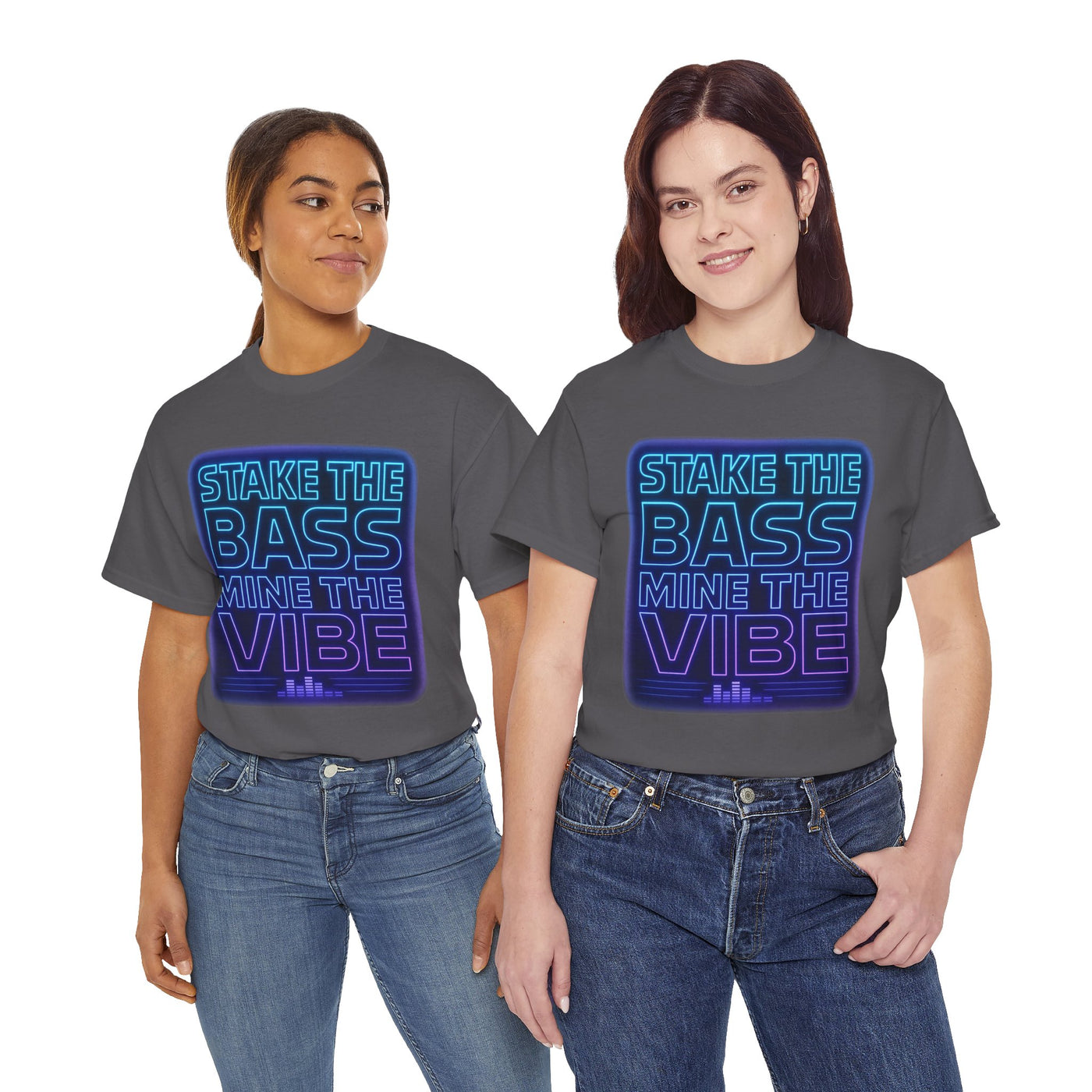 Maglietta "Stake the Bass, Mine the Vibe" 