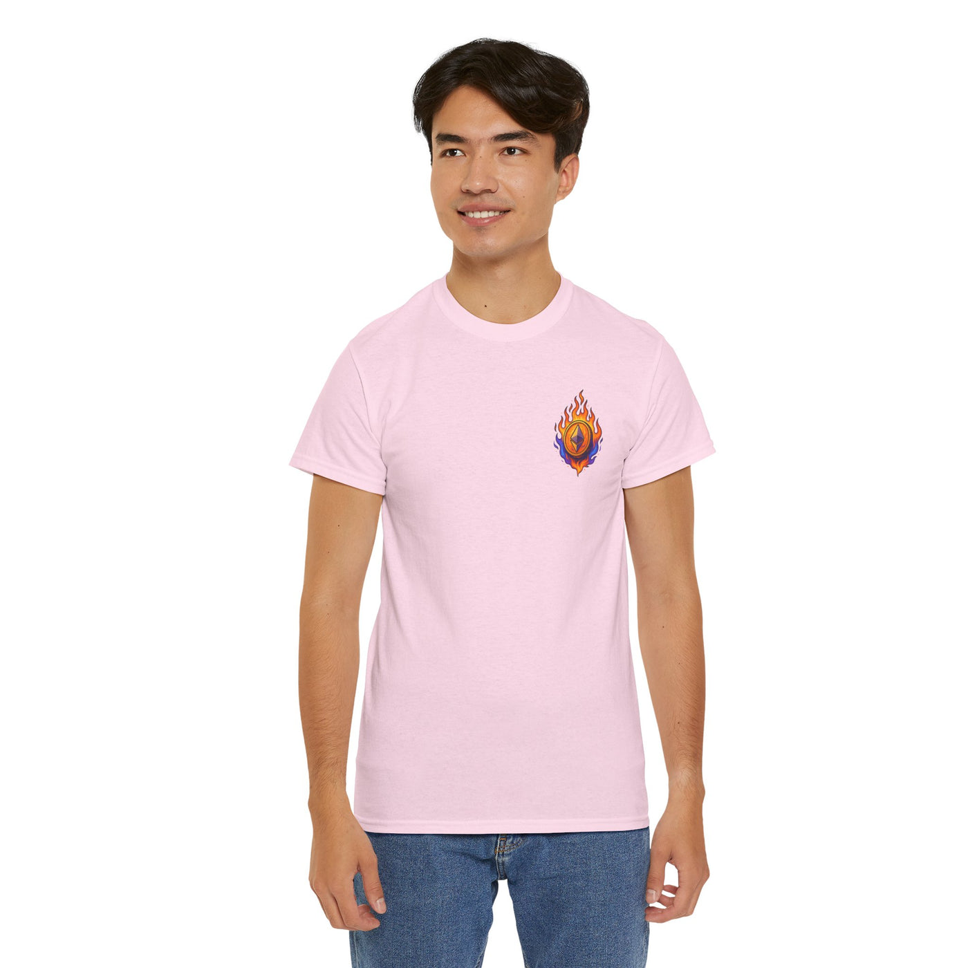 Ethereum Flame – Minimal Crypto T-Shirt